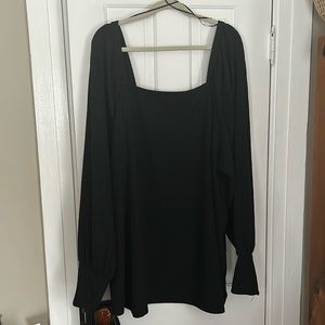 Square neck long sweater!